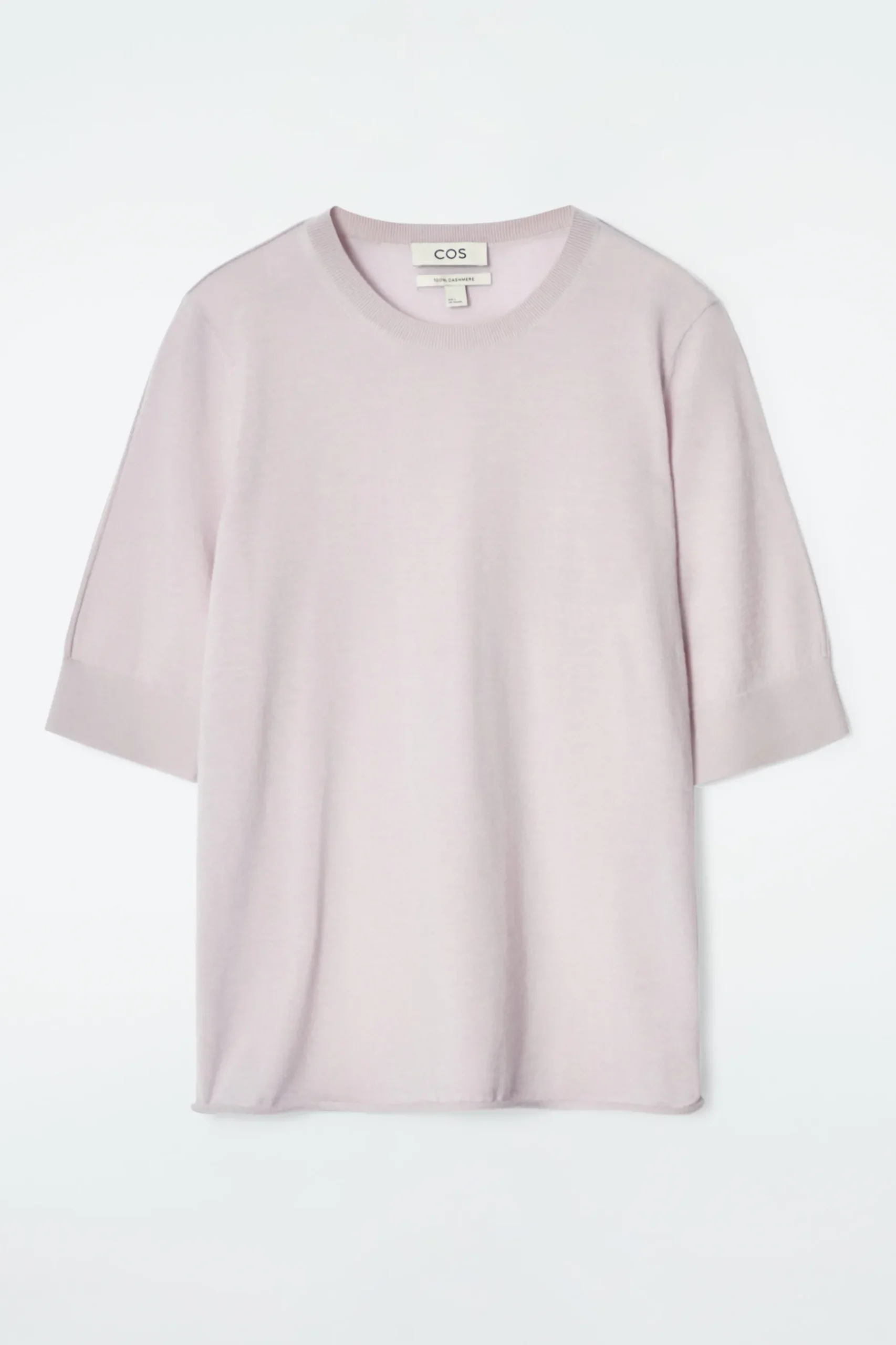 Discount COS T-SHIRT Z CIENKIEJ DZIANINY Z CZYSTEGO KASZMIRU
