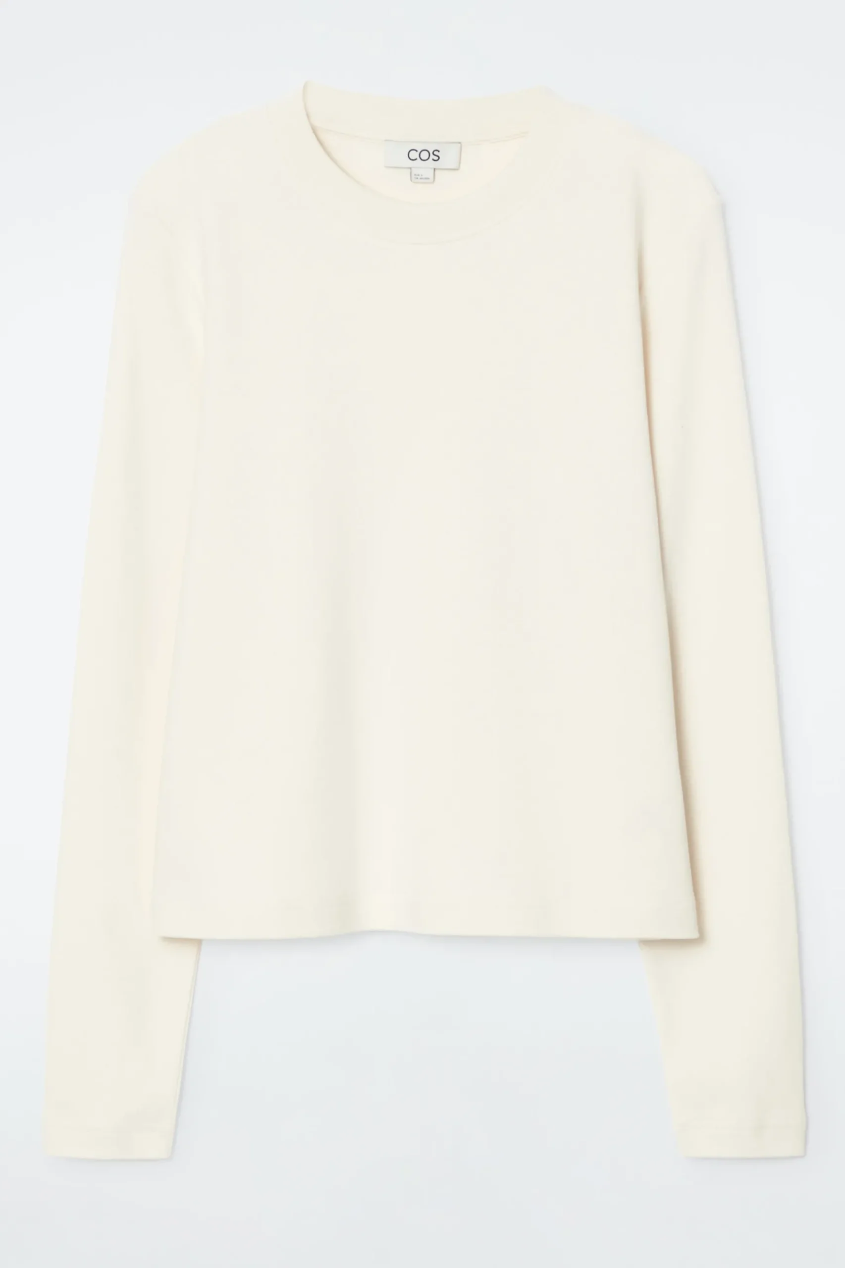 Sale COS T-SHIRT Z DŁUGIM RĘKAWEM CLEAN CUT – REGULAR FIT