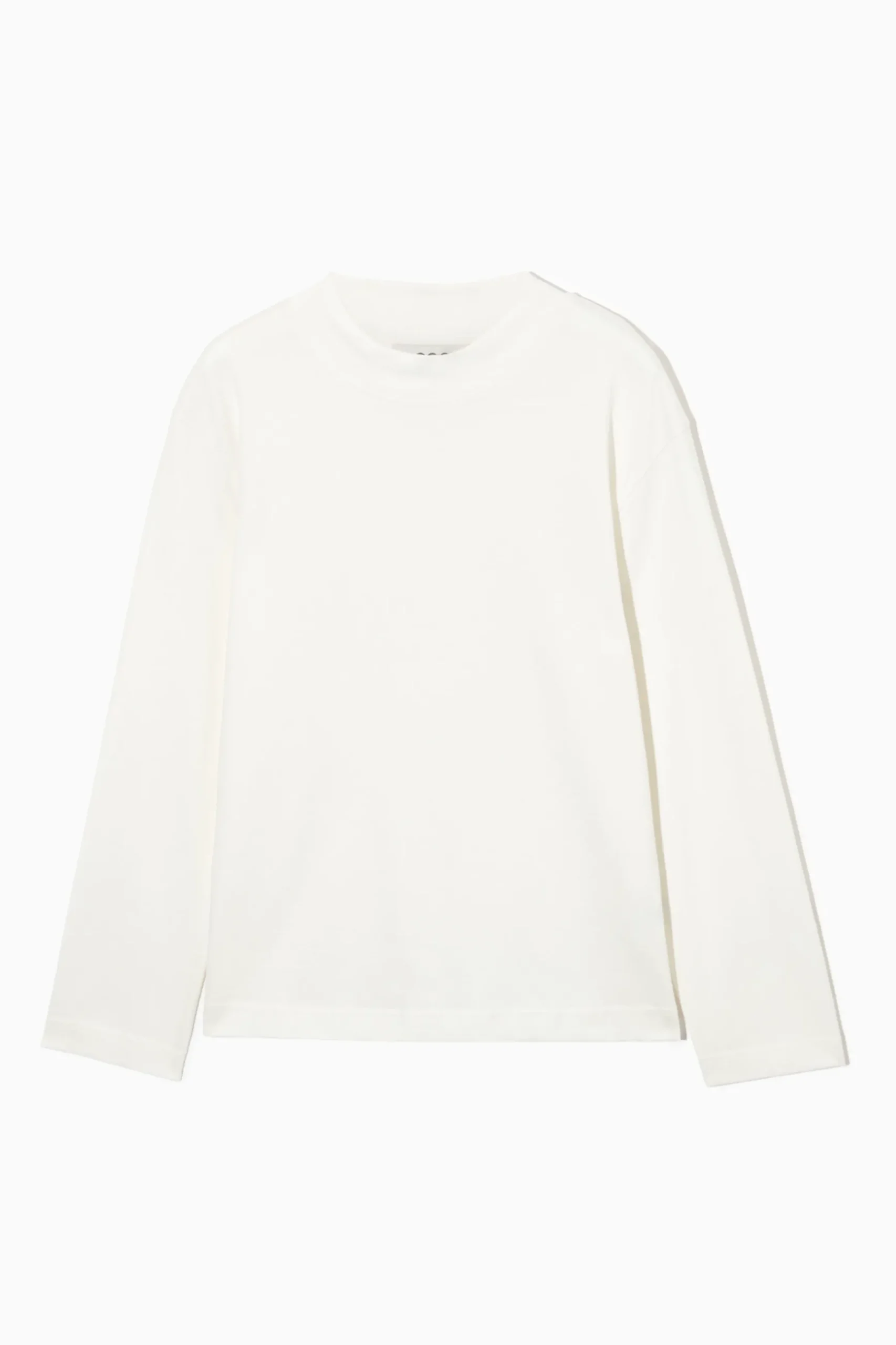 Outlet COS T-SHIRT Z DŁUGIM RĘKAWEM I PÓŁGOLFEM – RELAXED FIT