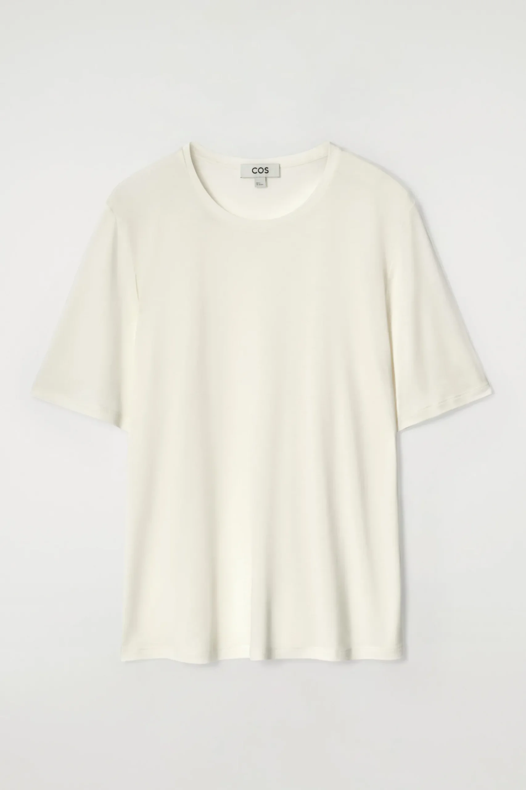 Best COS T-SHIRT Z DZIANINY JEDWABNEJ