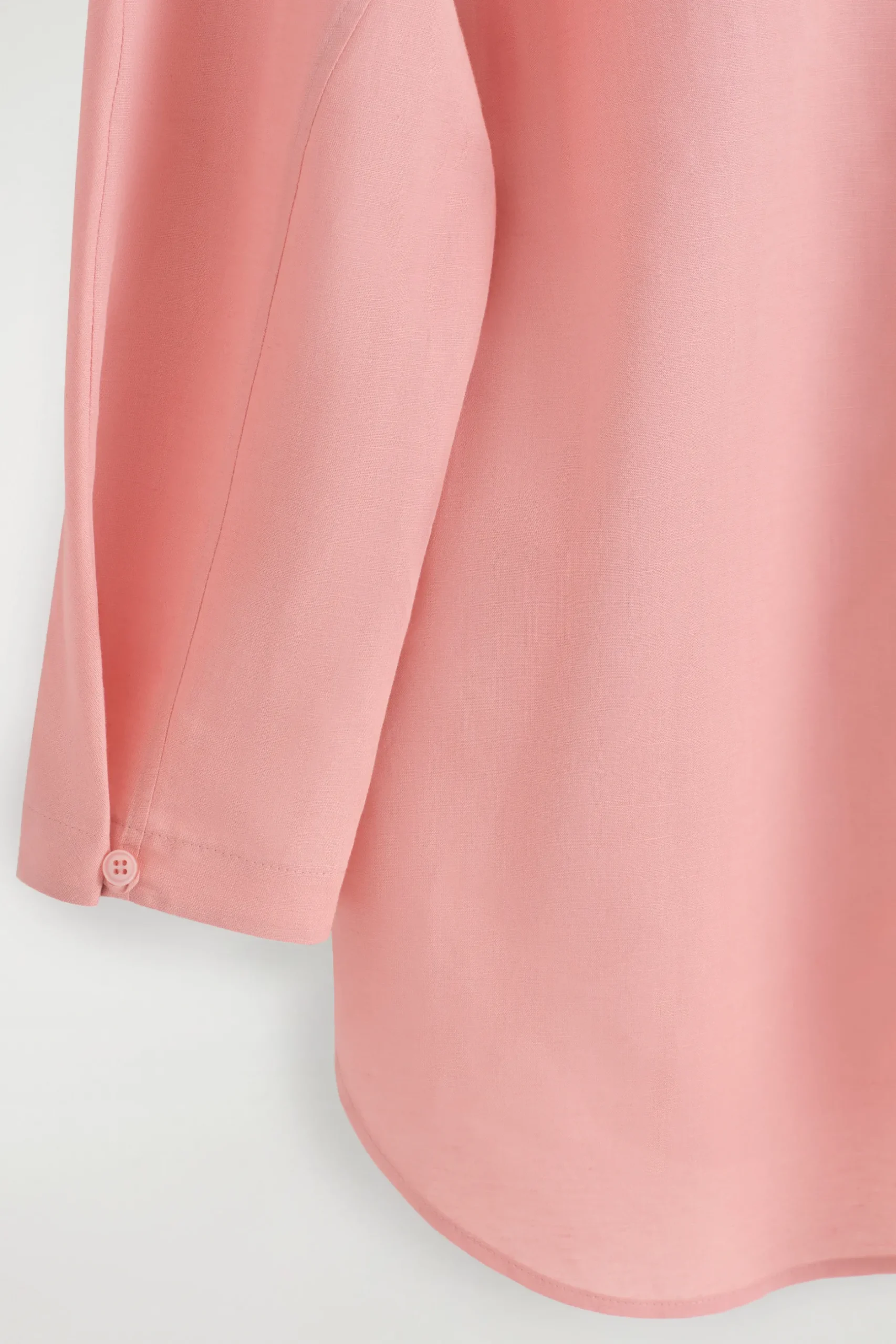 Discount COS VNECK LINENCOTTON SHIRT