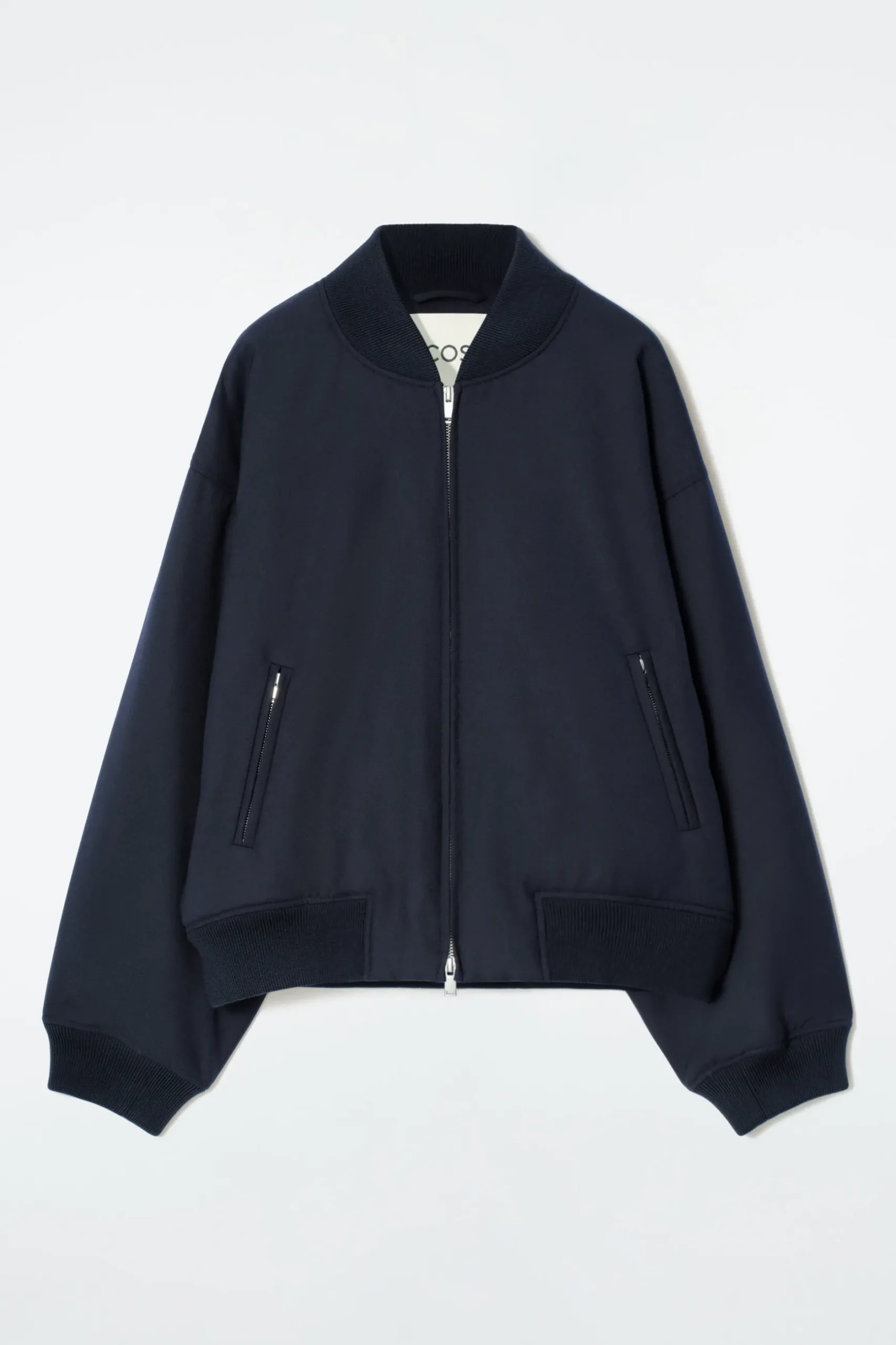 New COS WEŁNIANA KURTKA BOMBERKA O KROJU OVERSIZE