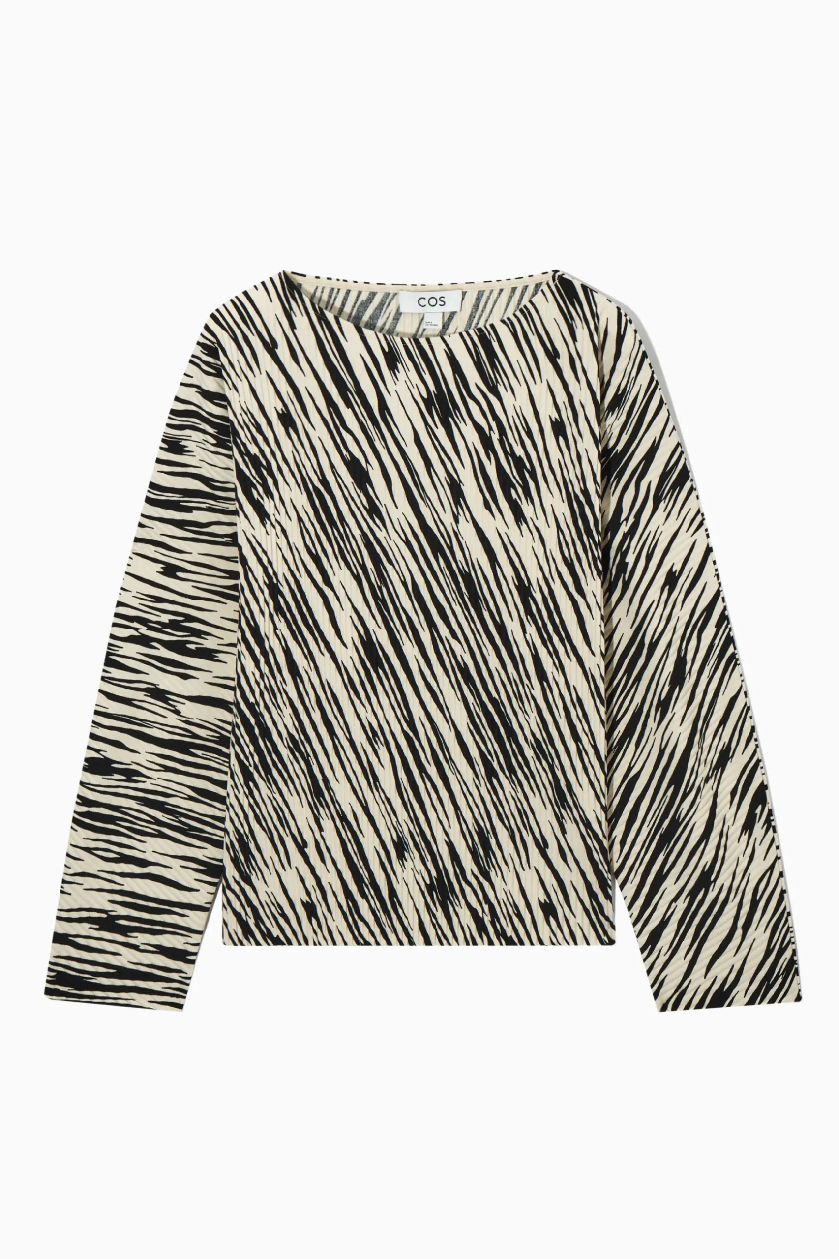 Online COS ZAOKRĄGLONY PLISOWANY TOP