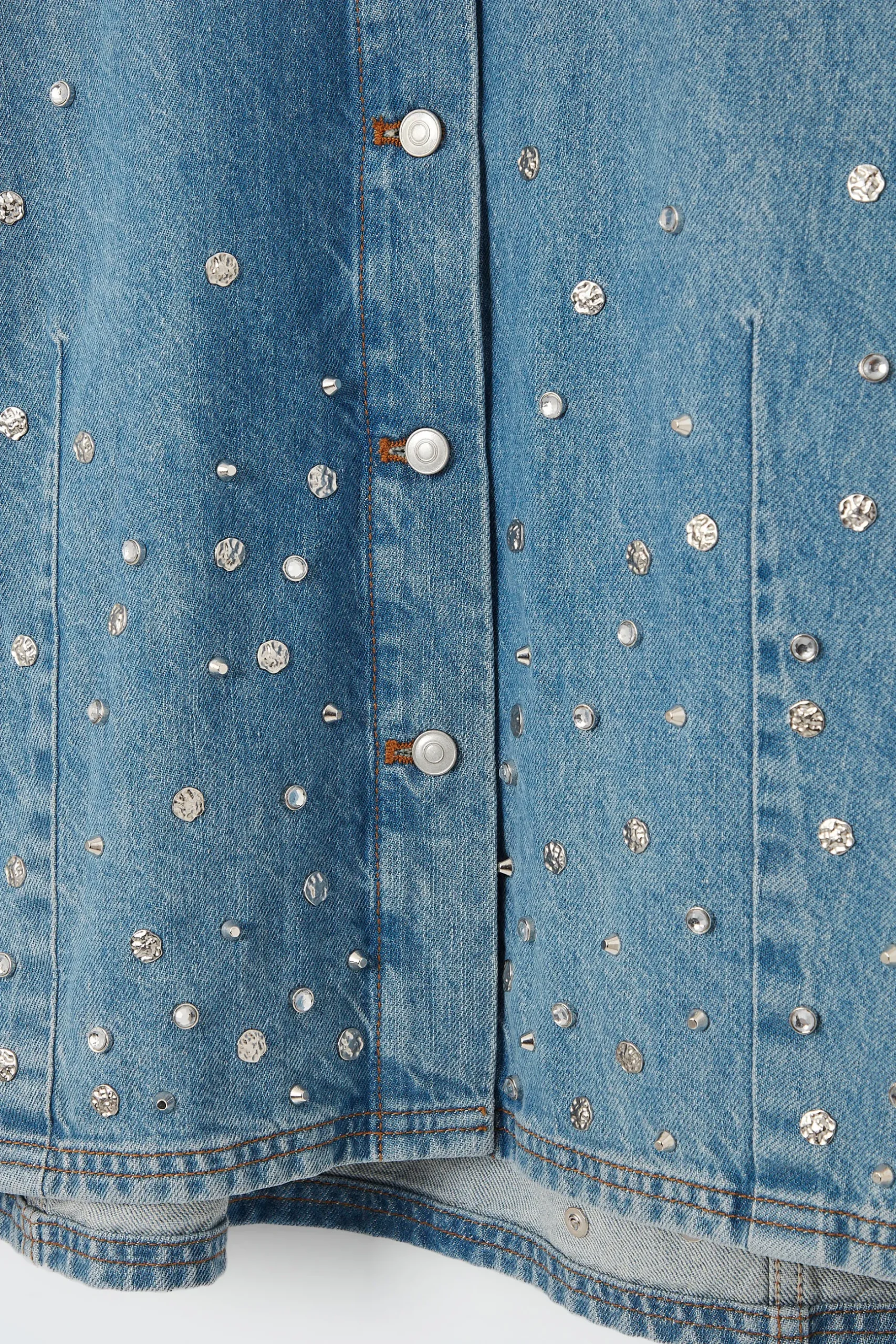 Hot COS ZDOBIONA KOSZULA DŻINSOWA – RELAXED FIT