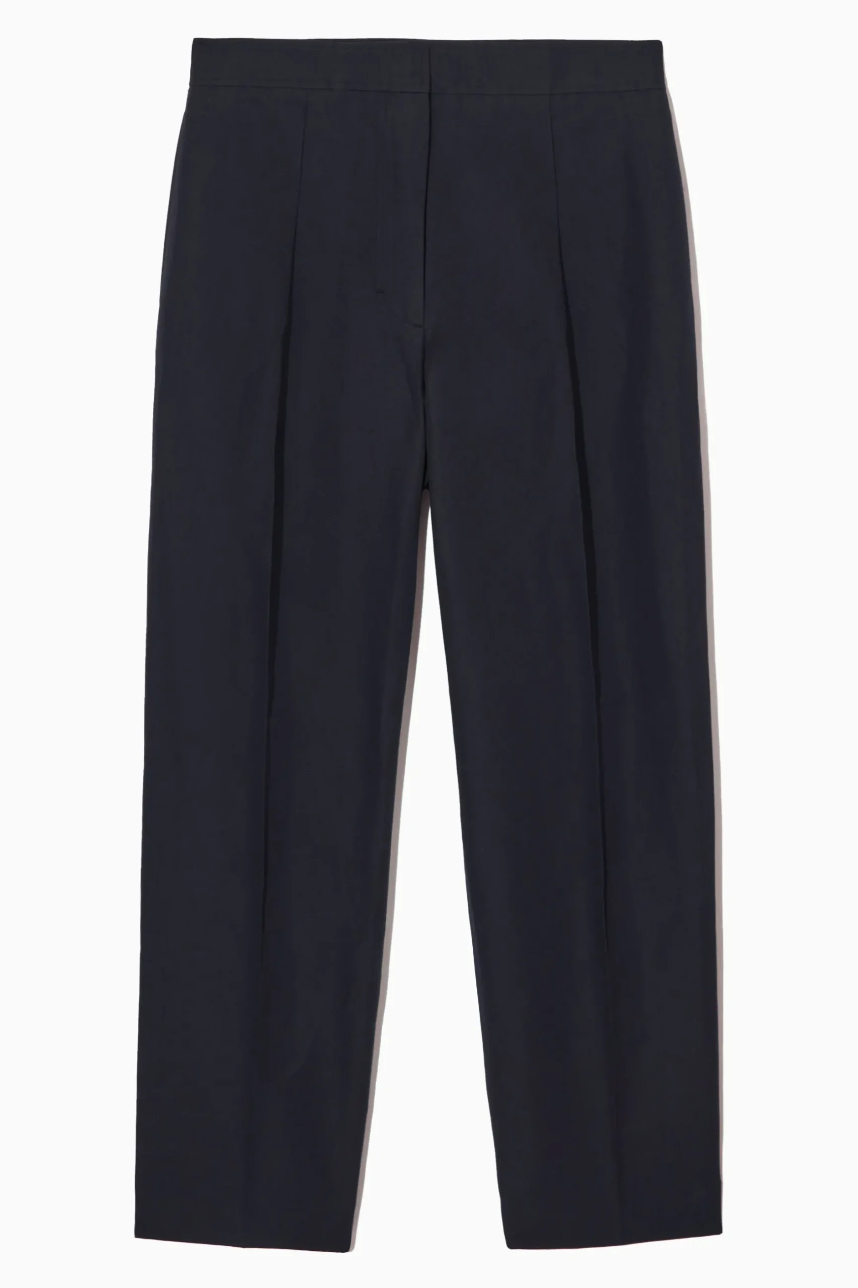 Outlet COS ZWĘŻANE SPODNIE CHINOS Z LNEM – REGULAR FIT