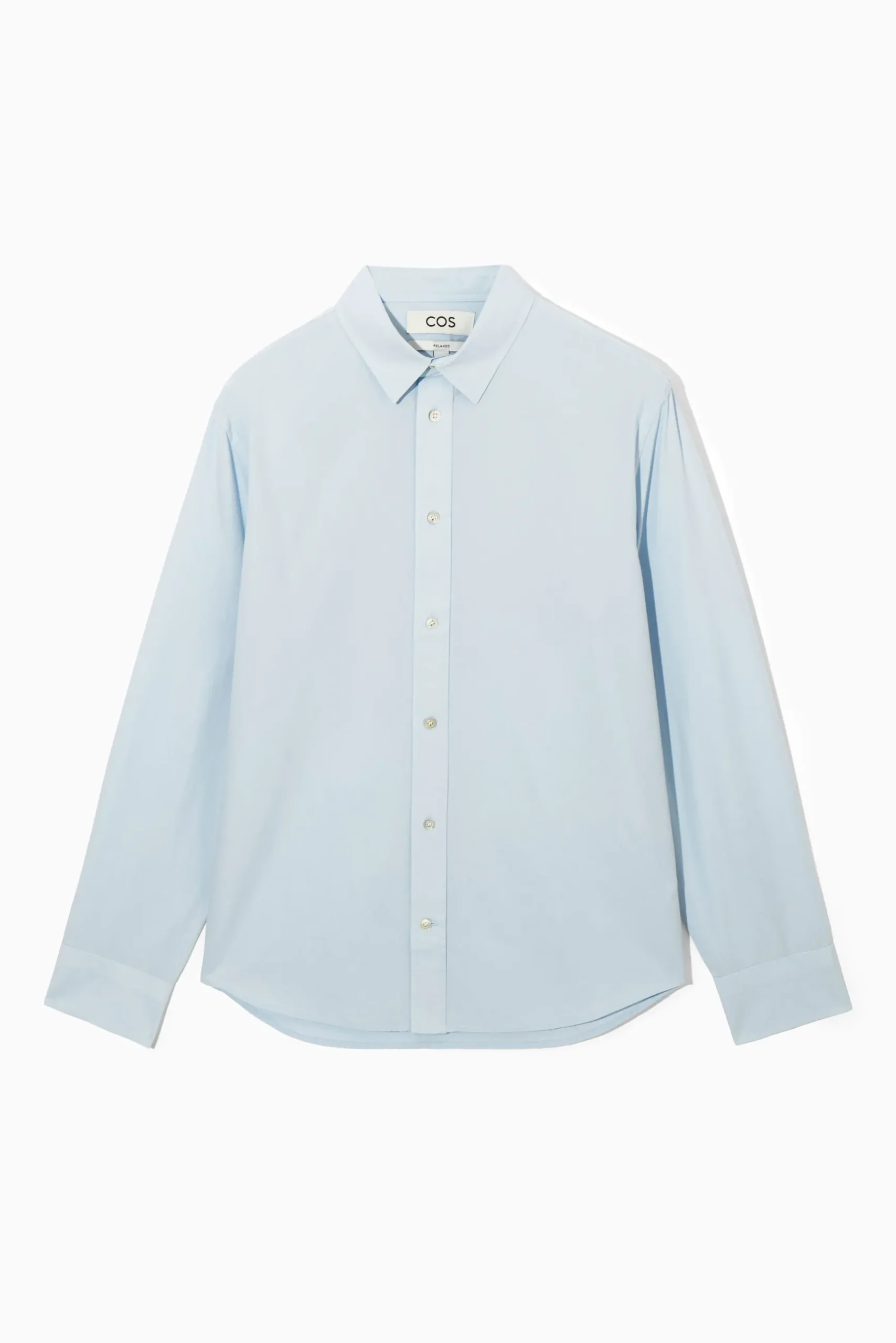 Best COS BAWEŁNIANA KOSZULA – RELAXED FIT Jasnoniebieski