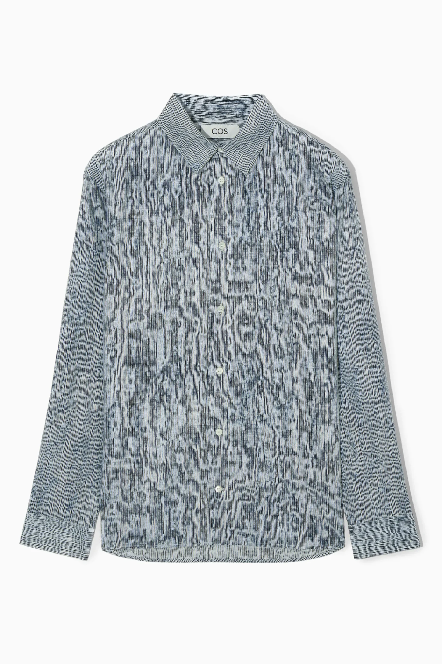 Best COS BAWEŁNIANA KOSZULA Z NADRUKIEM – RELAXED FIT