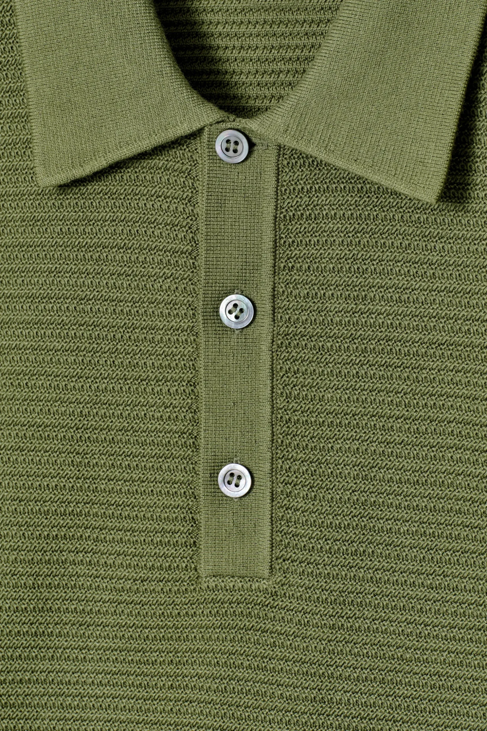 Best COS BAWEŁNIANA KOSZULKA POLO Zielony