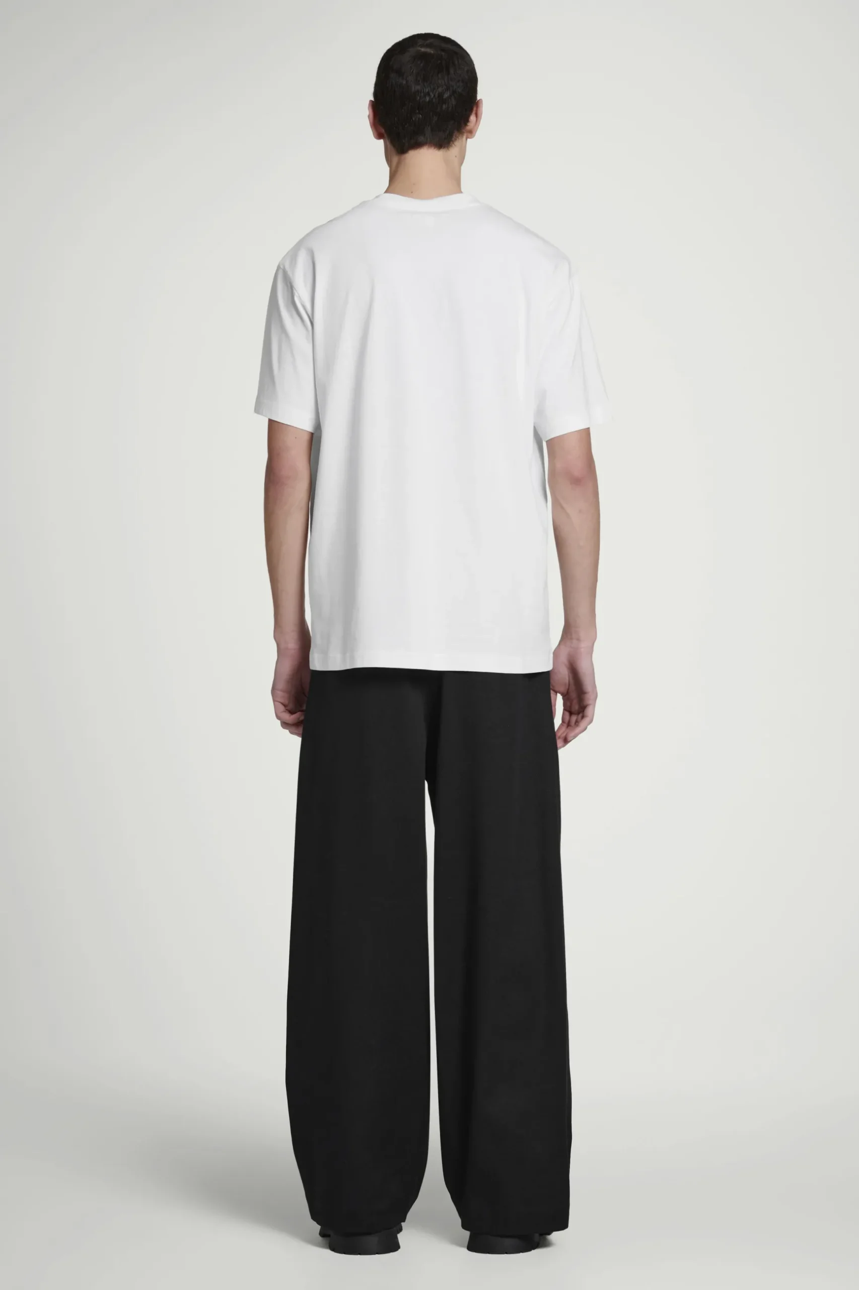 Best COS BAWEŁNIANY T-SHIRT OVERSIZE Biały
