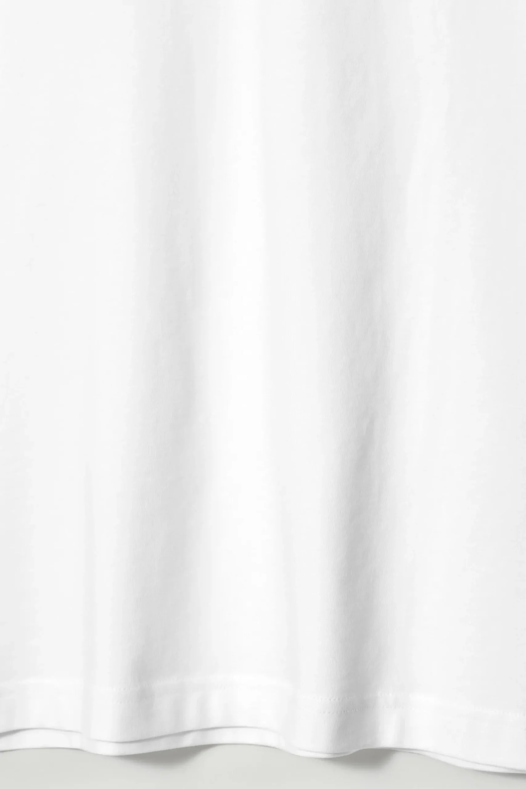Best COS BAWEŁNIANY T-SHIRT OVERSIZE Biały