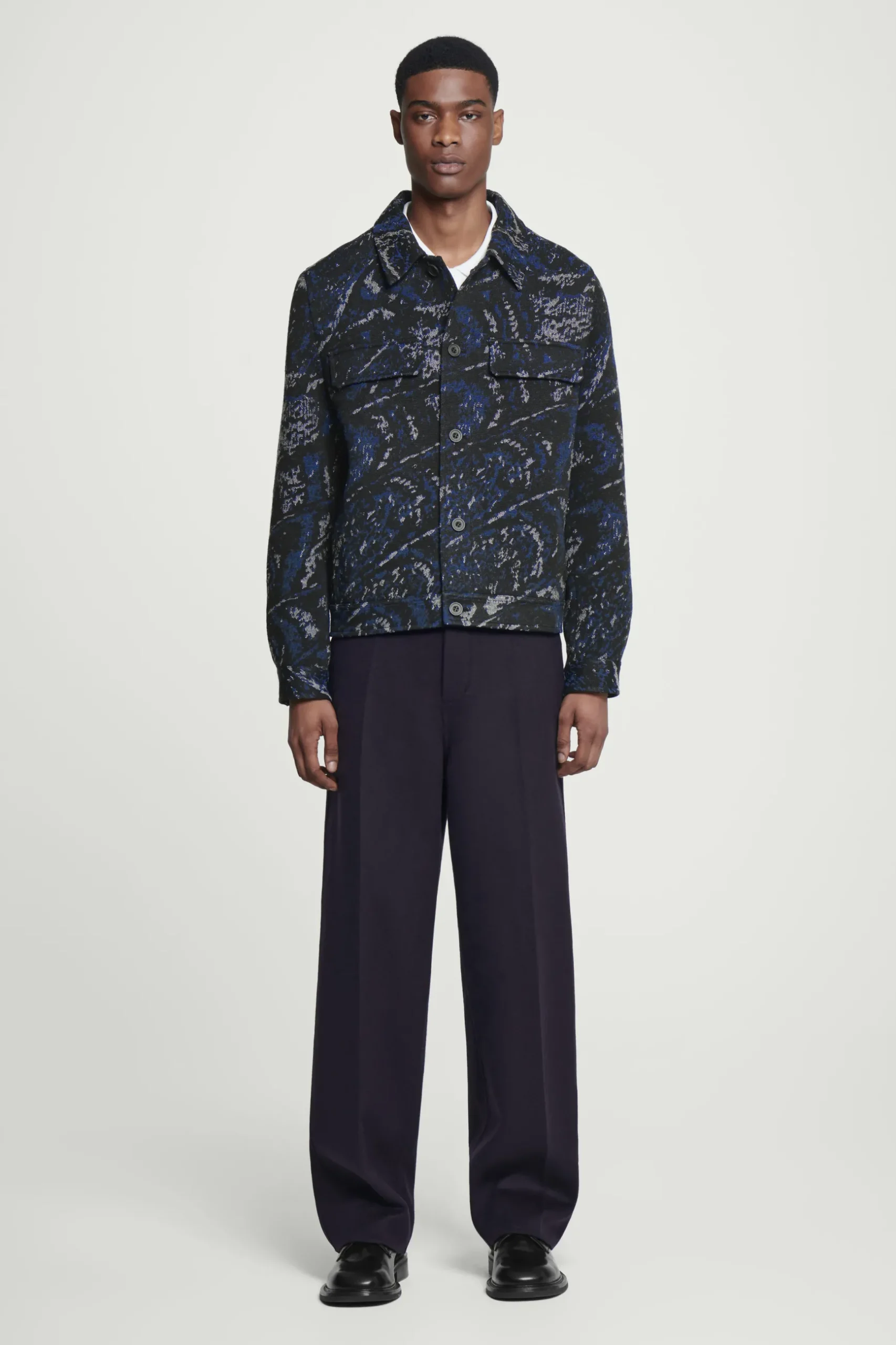 Outlet COS KOSZULA WIERZCHNIA Z WEŁNĄ – RELAXED FIT Różnekolory