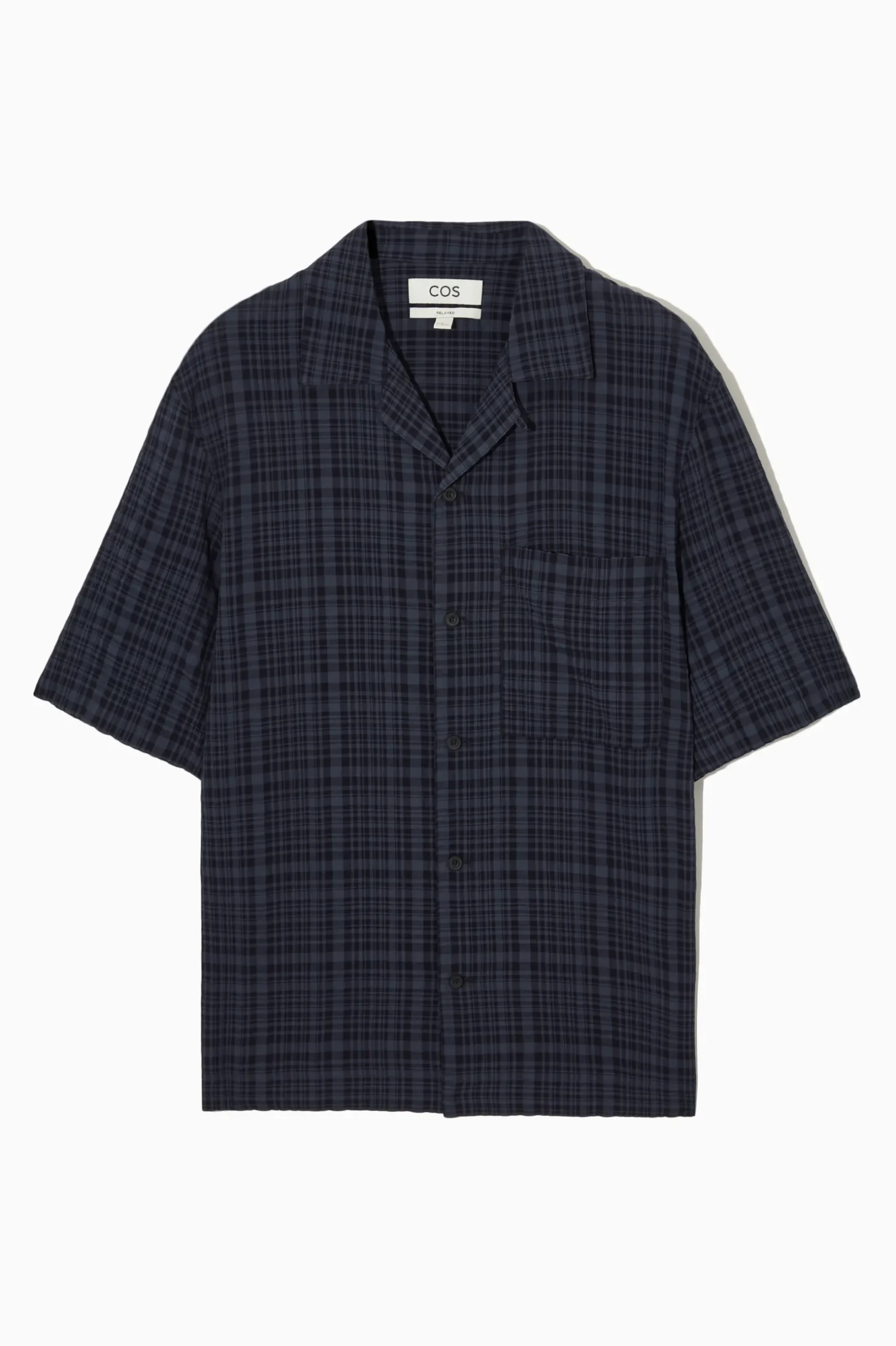 Discount COS KOSZULA Z MATERIAŁU SEERSUCKER – RELAXED FIT