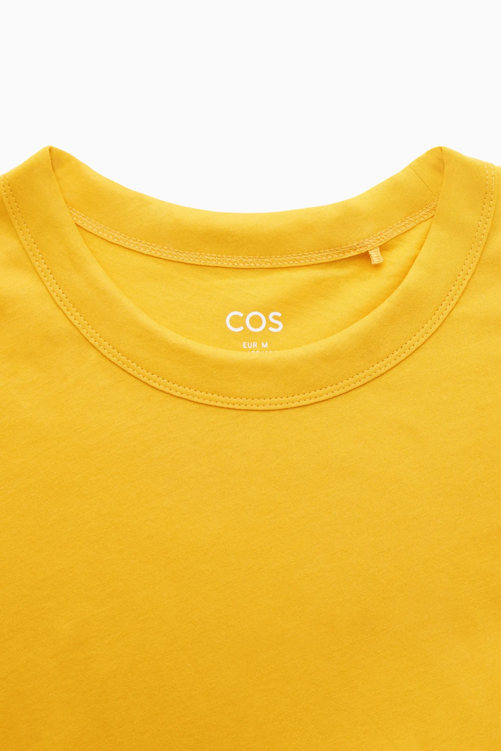 Hot COS LEKKI T-SHIRT RELAXED FIT Żółty