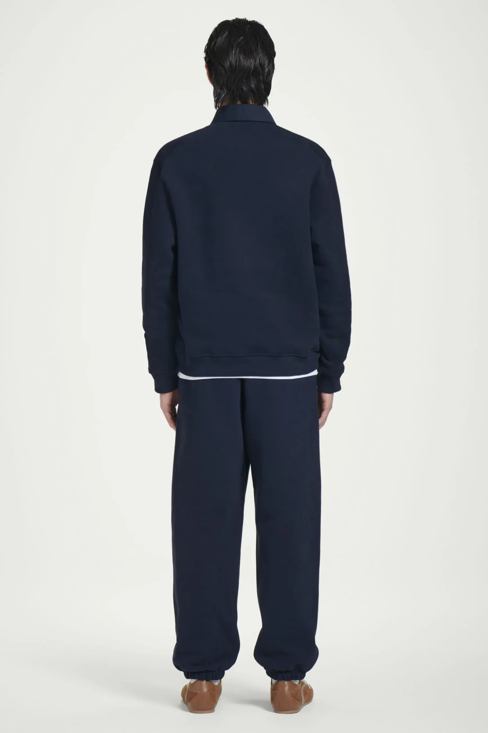 New COS LUŹNA BLUZA TYPU POLO Granatowy