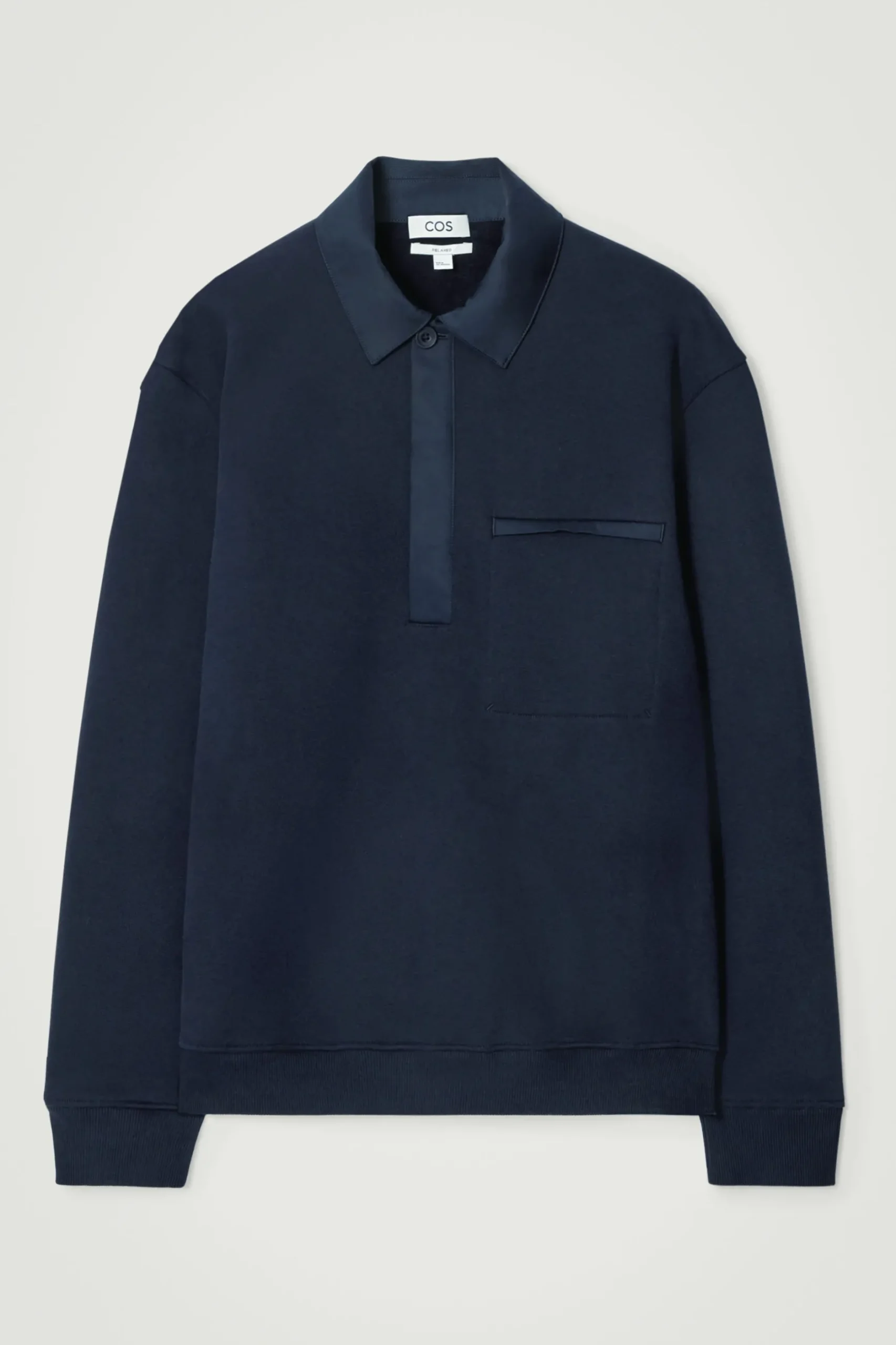 New COS LUŹNA BLUZA TYPU POLO Granatowy