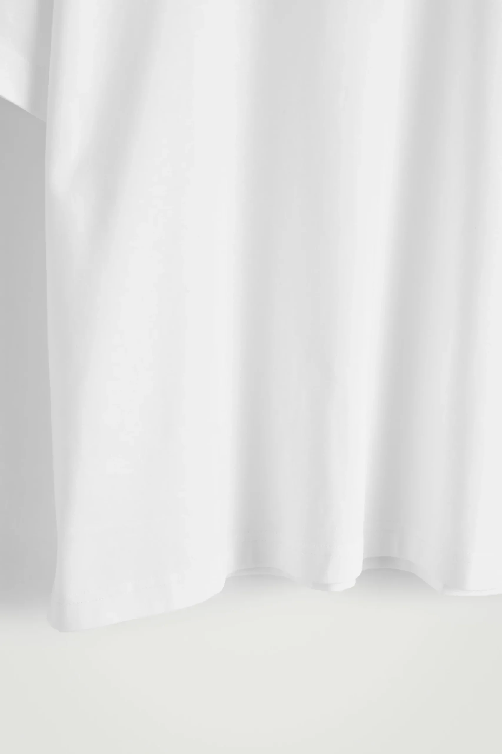 Outlet COS LUŹNY T-SHIRT Z BAWEŁNY Biały