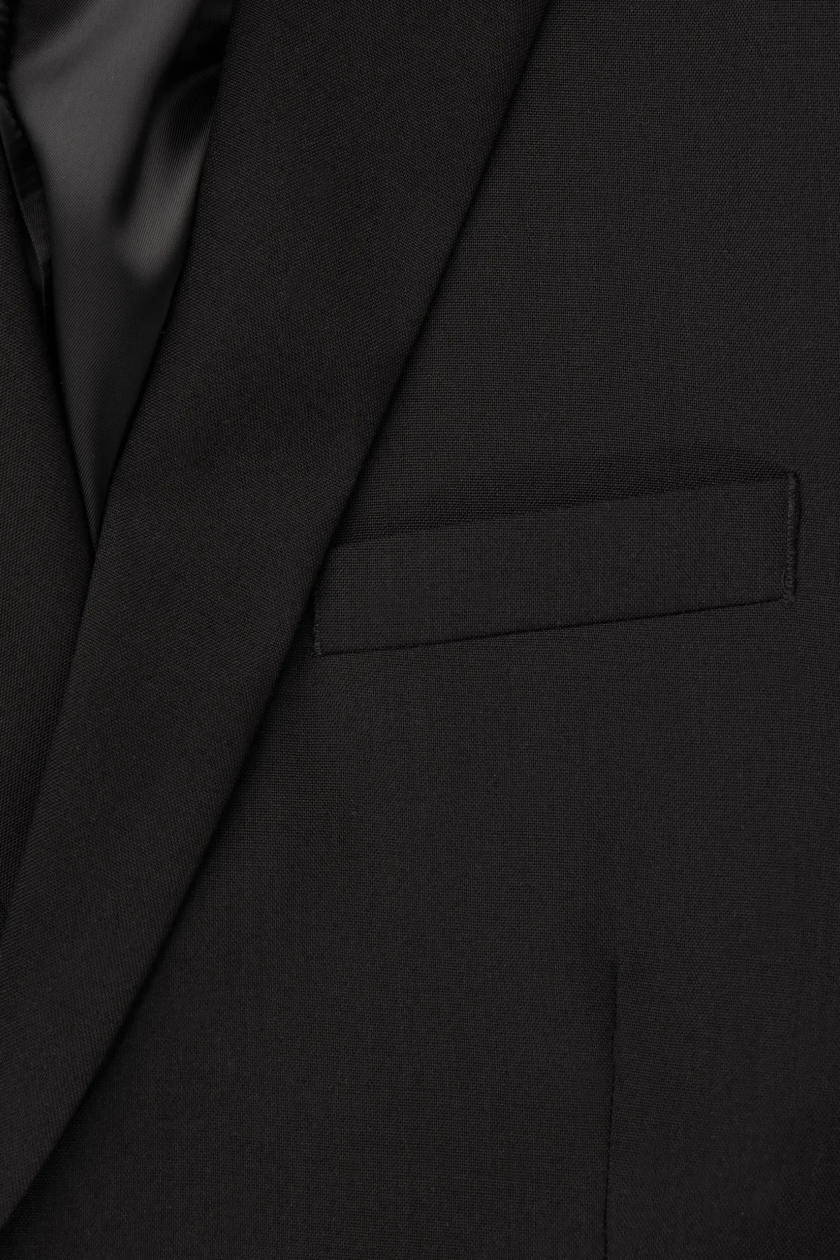 Clearance COS MARYNARKA Z WEŁNY O SPLOCIE HOPSACK SLIM FIT Black
