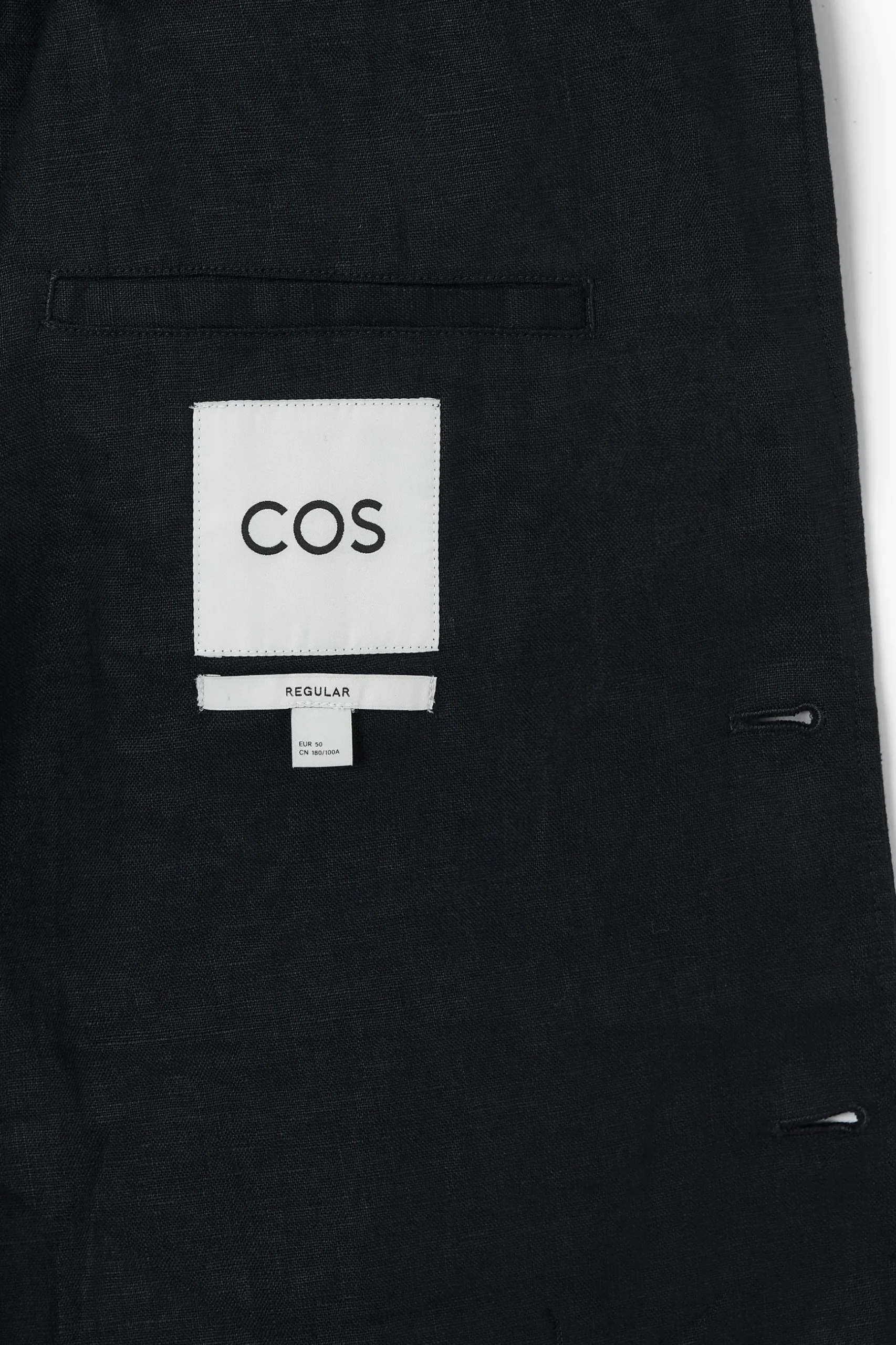 Sale COS NIESTRUKTURALNA LNIANA MARYNARKA – REGULAR FIT Ciemnygranatowy