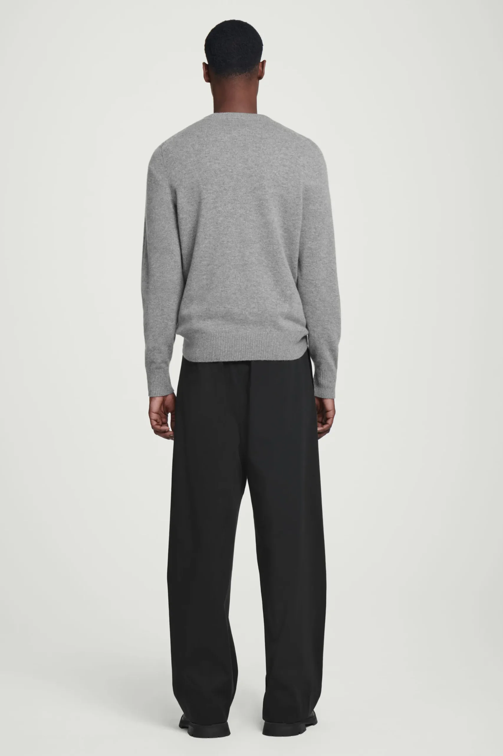 Discount COS SWETER Z CZYSTEGO KASZMIRU Szary