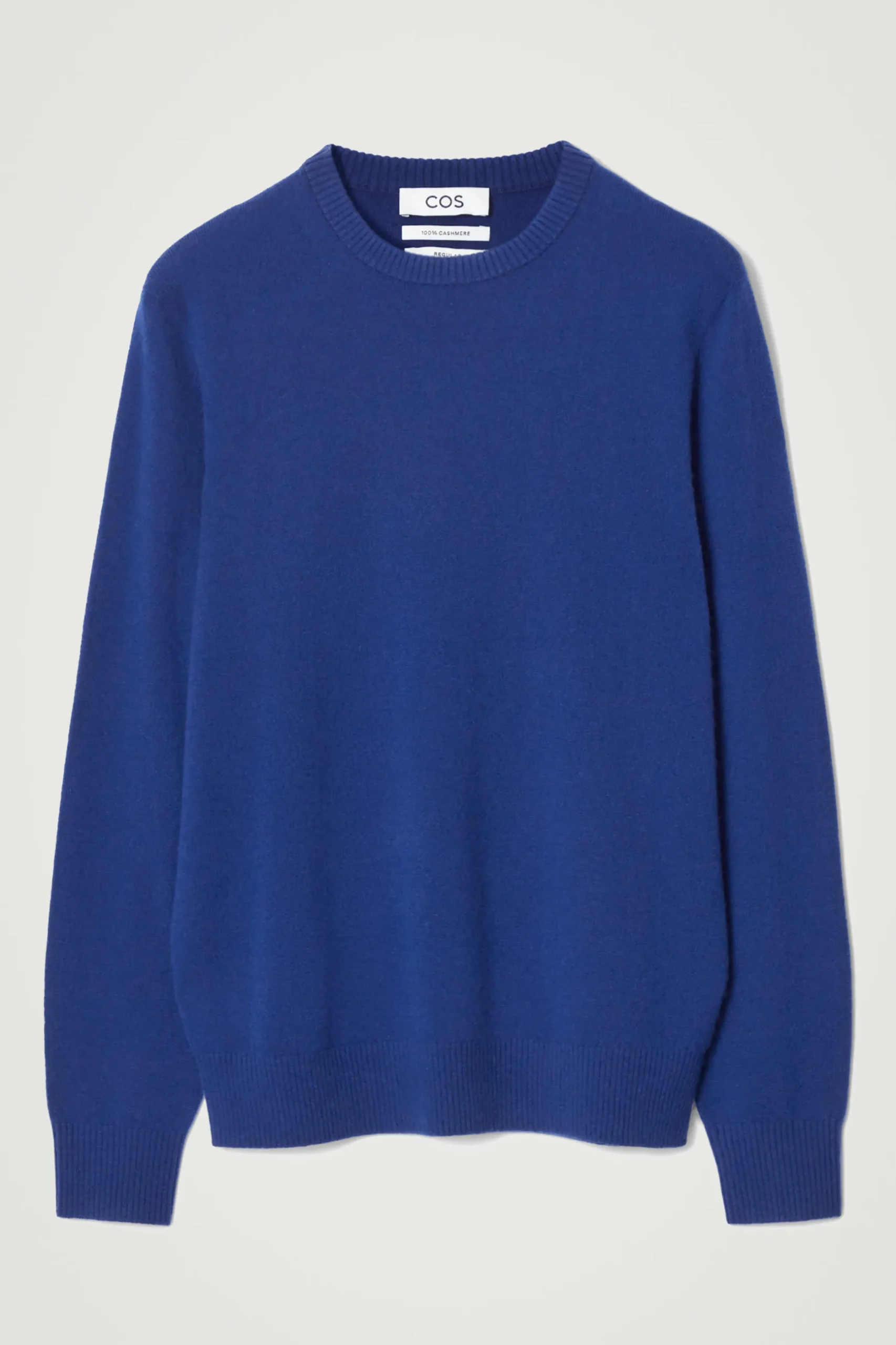 Discount COS SWETER Z CZYSTEGO KASZMIRU Kobaltowy