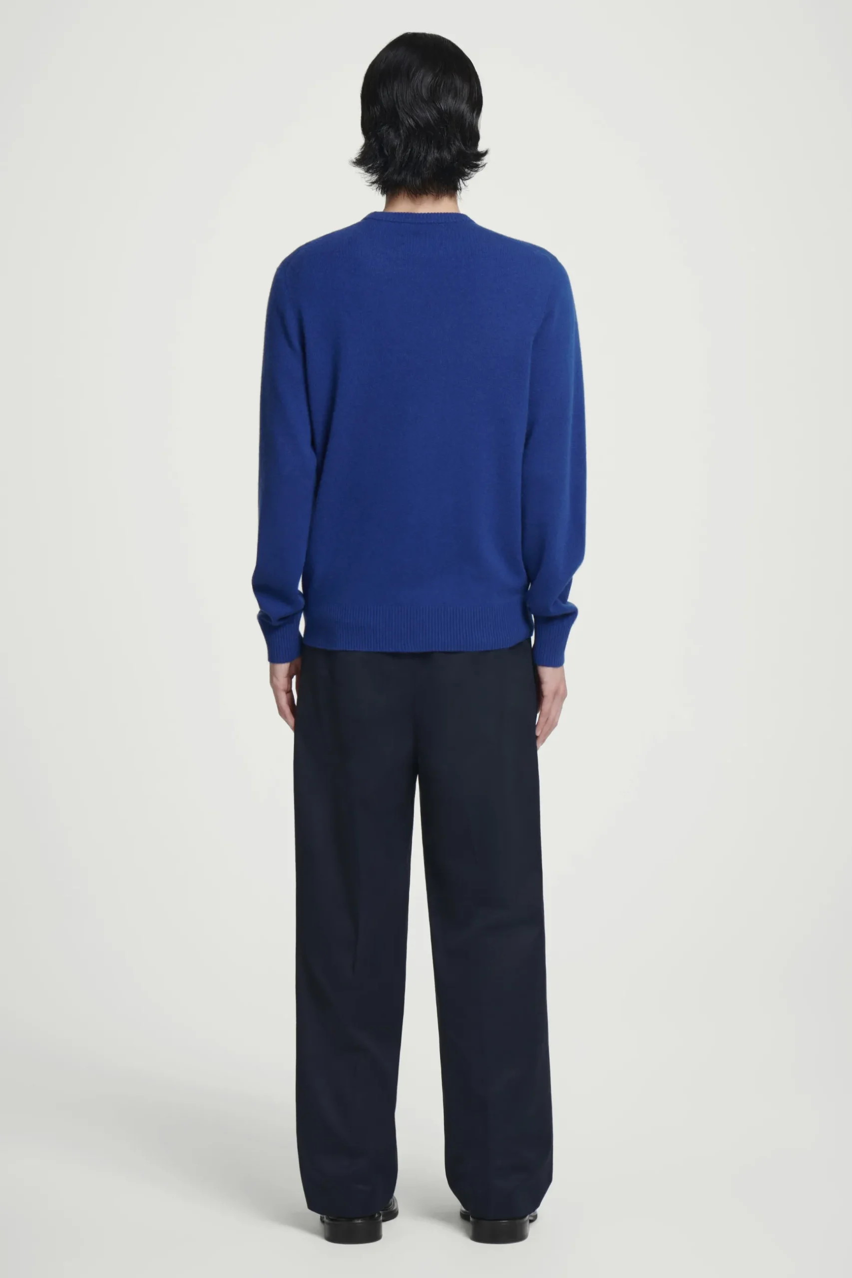 Discount COS SWETER Z CZYSTEGO KASZMIRU Kobaltowy