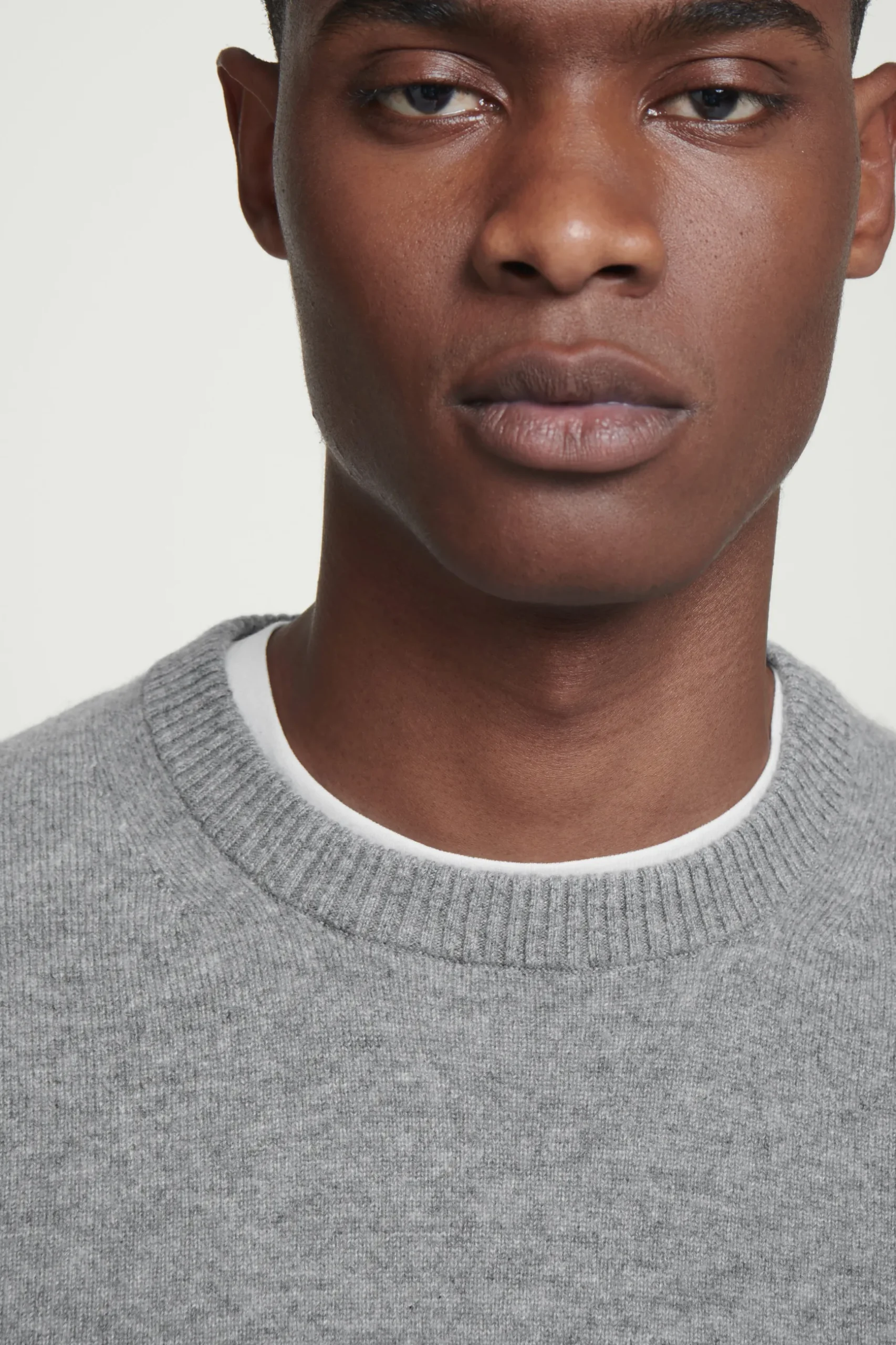 Discount COS SWETER Z CZYSTEGO KASZMIRU Szary