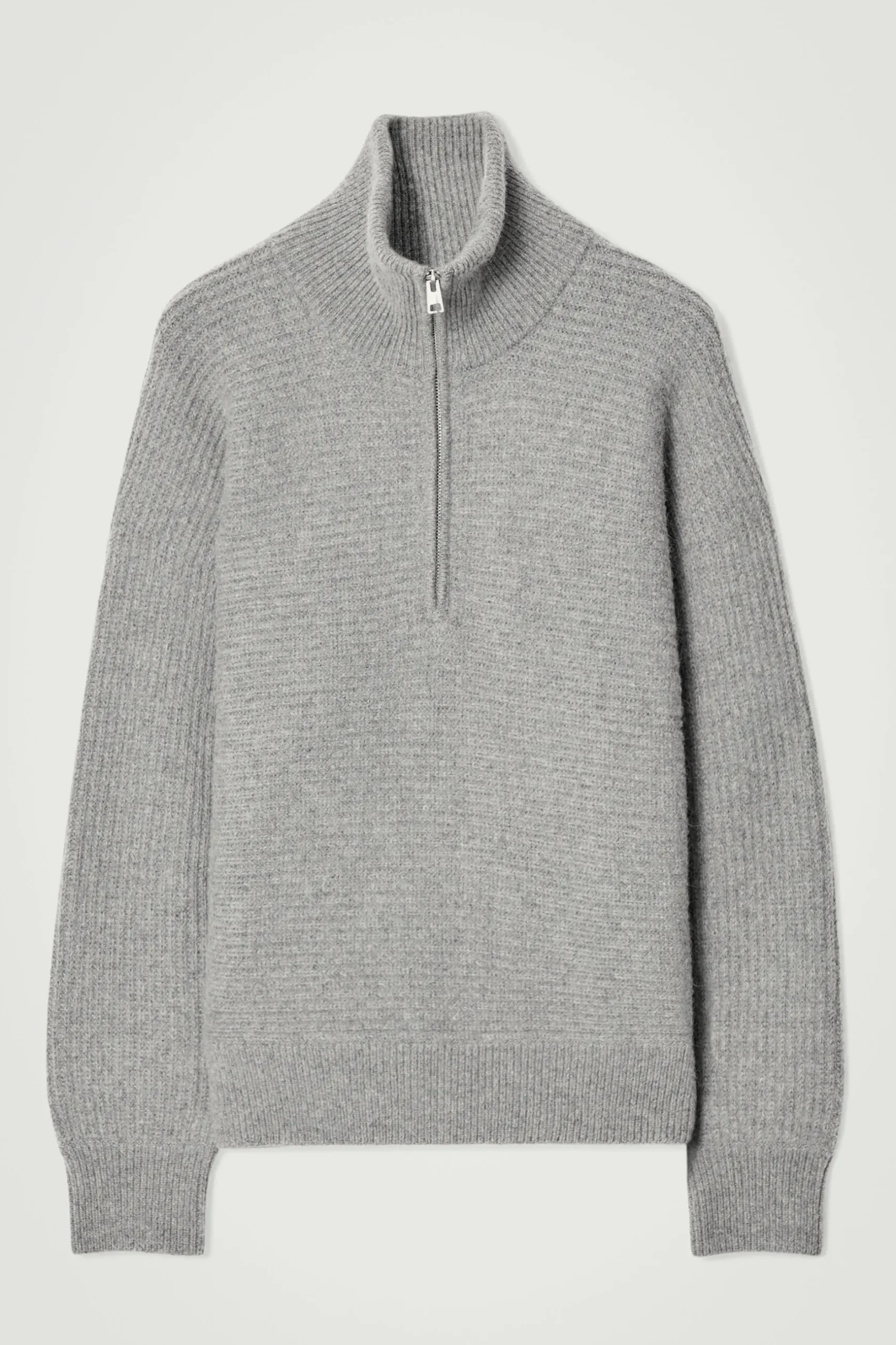 Online COS SWETER Z WEŁNĄ Z ALPAKI – OVERSIZED FIT Szary