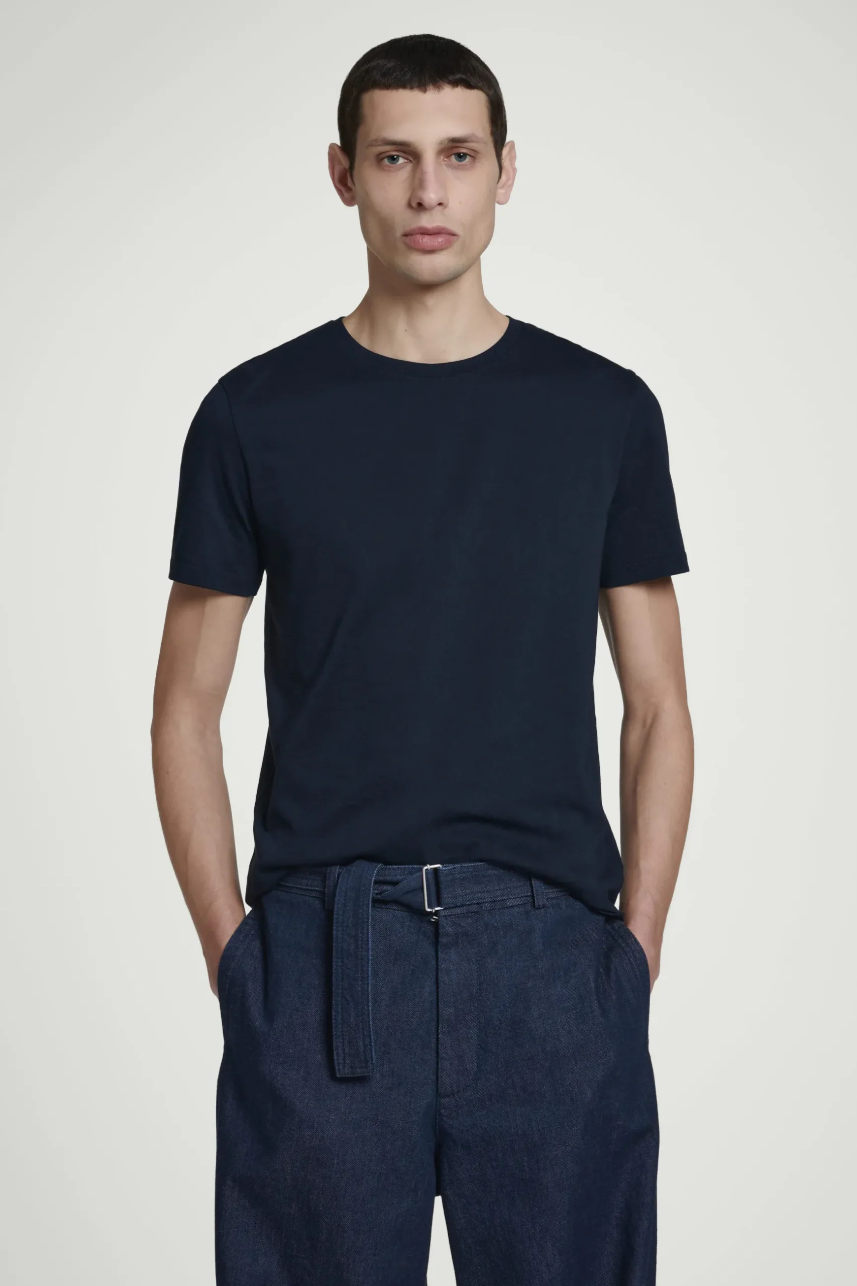 Online COS TRÓJPAK BAWEŁNIANYCH T-SHIRTÓW – REGULAR FIT