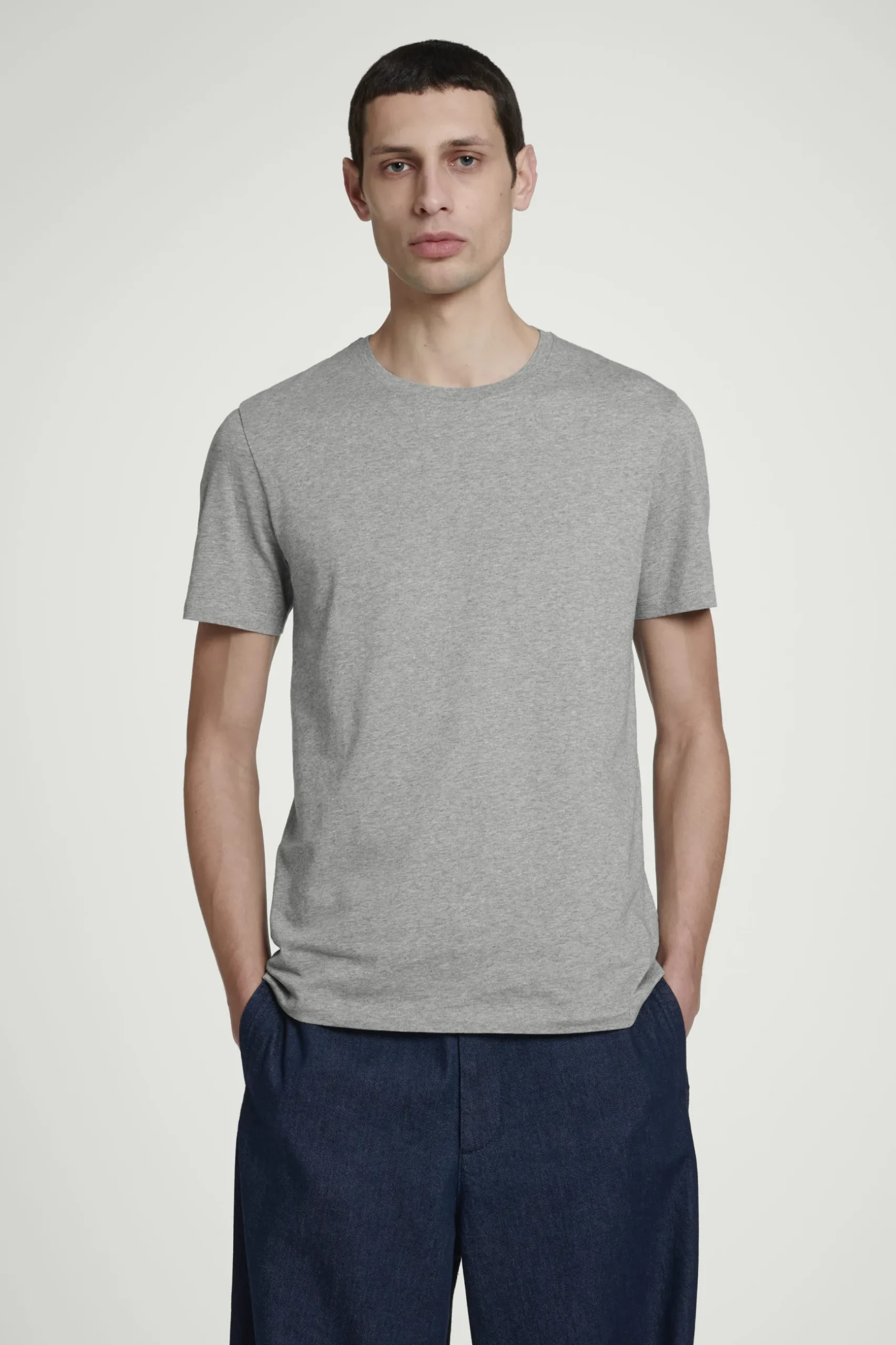 Online COS TRÓJPAK BAWEŁNIANYCH T-SHIRTÓW – REGULAR FIT