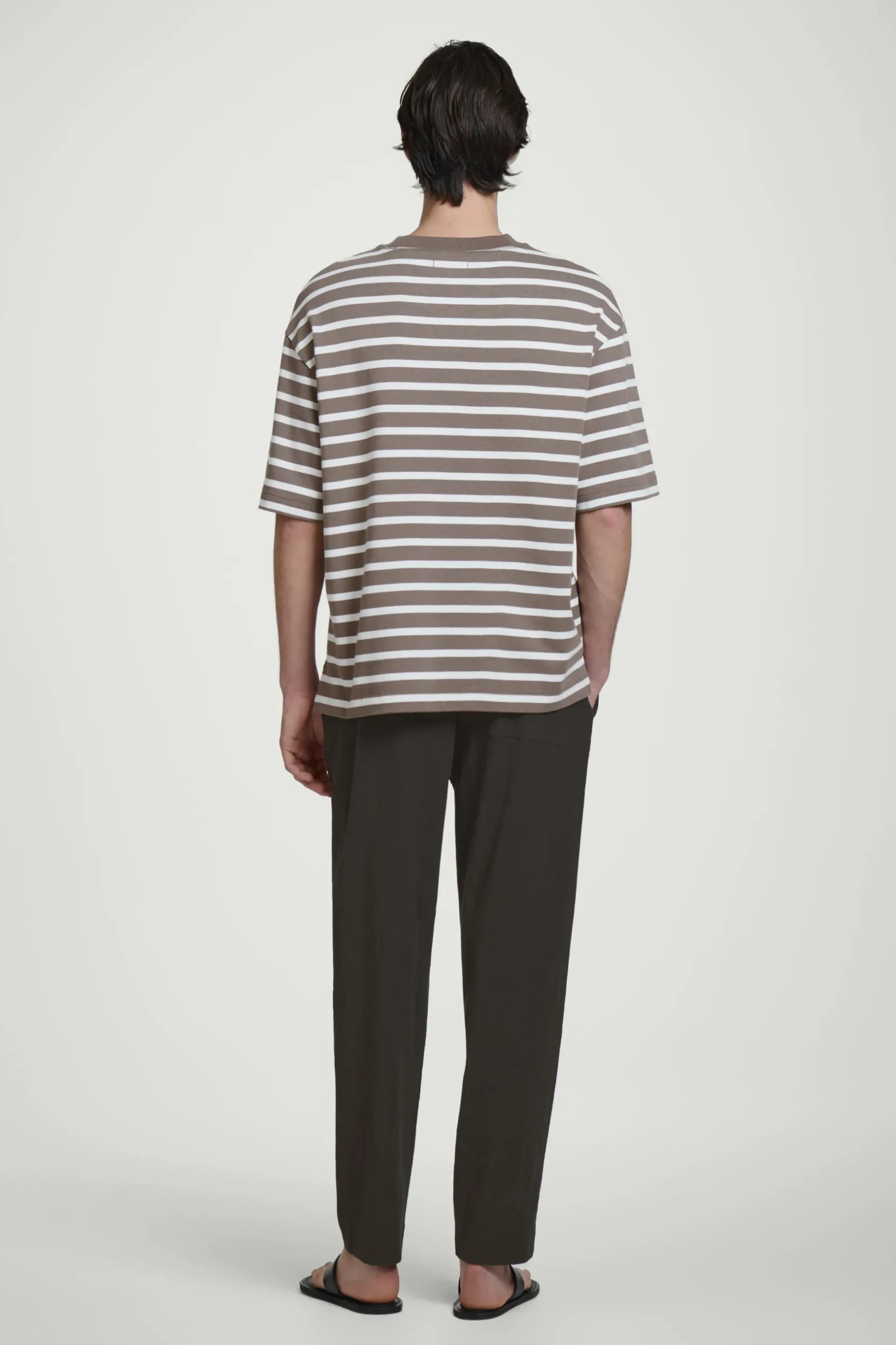 Sale COS T-SHIRT OVERSIZE Z BAWEŁNĄ O WYSOKIEJ GRAMATURZE