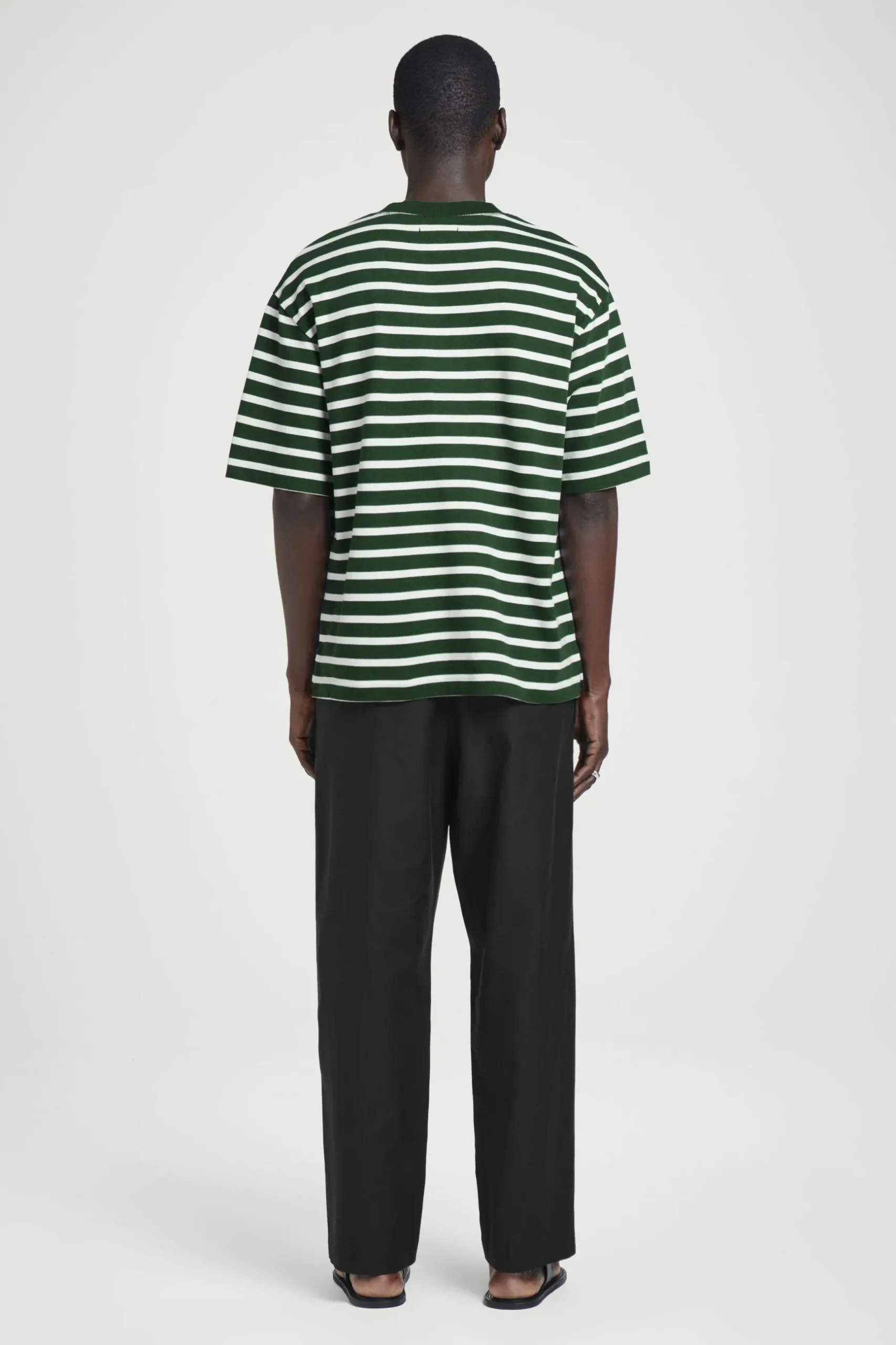 Sale COS T-SHIRT OVERSIZE Z BAWEŁNĄ O WYSOKIEJ GRAMATURZE