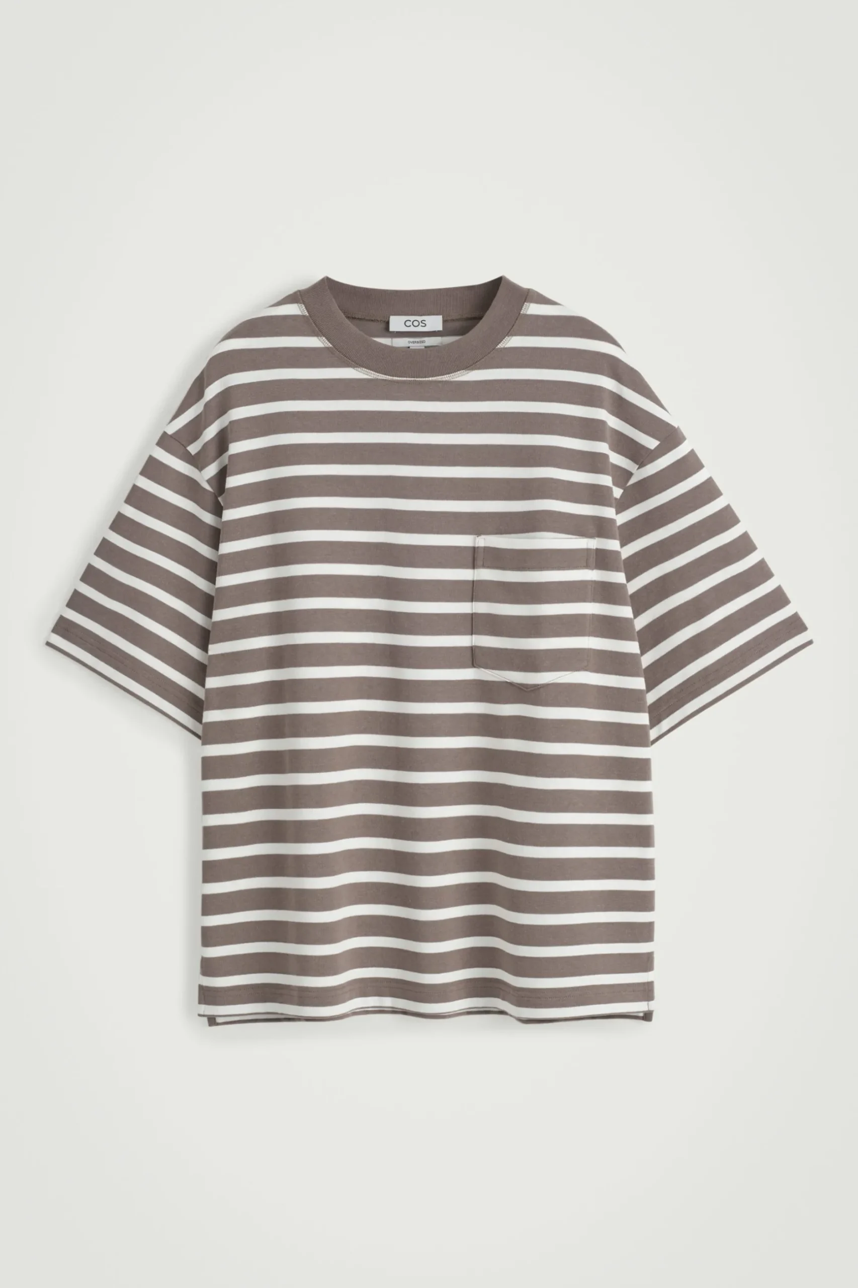 Sale COS T-SHIRT OVERSIZE Z BAWEŁNĄ O WYSOKIEJ GRAMATURZE