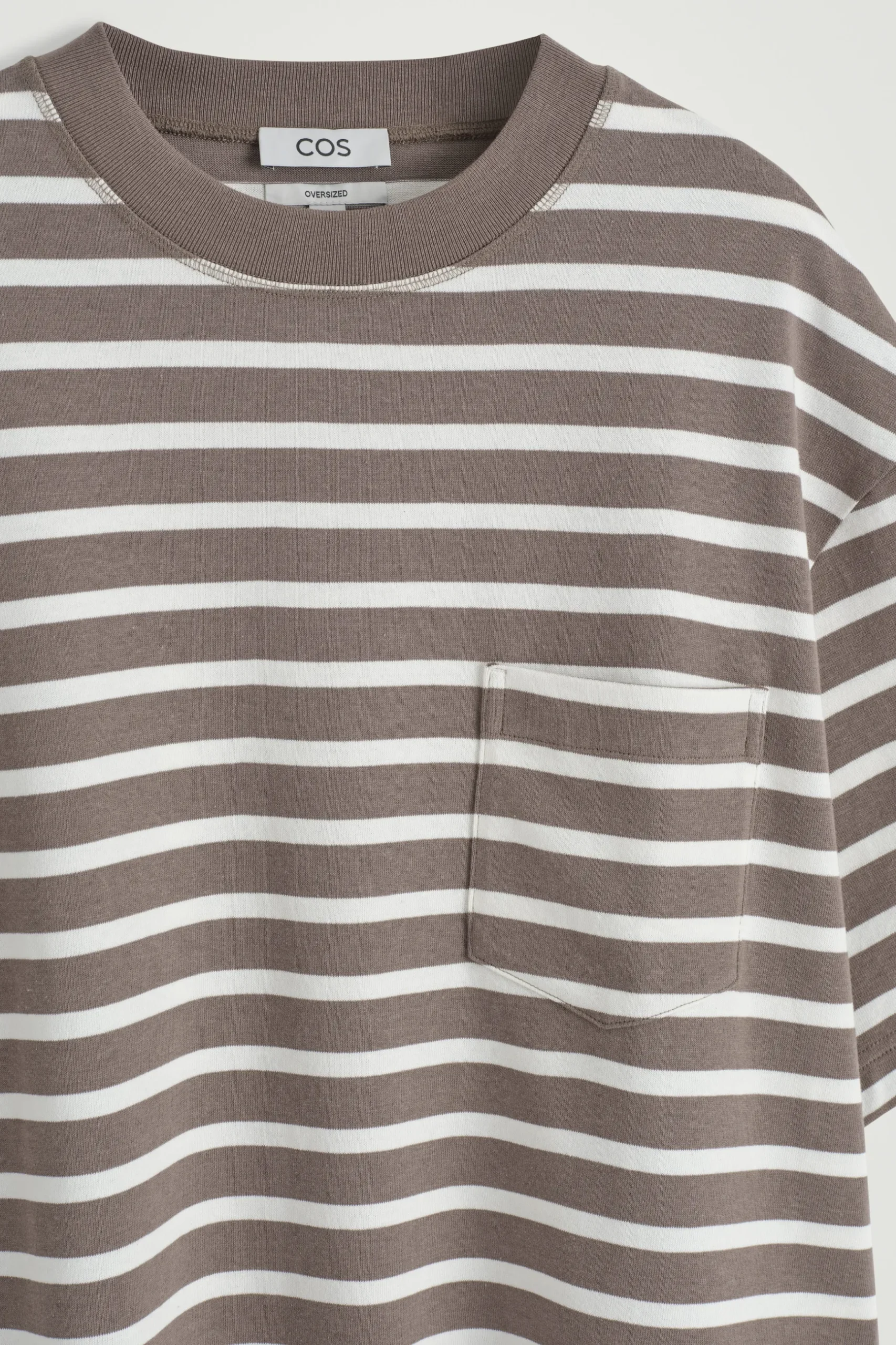 Sale COS T-SHIRT OVERSIZE Z BAWEŁNĄ O WYSOKIEJ GRAMATURZE