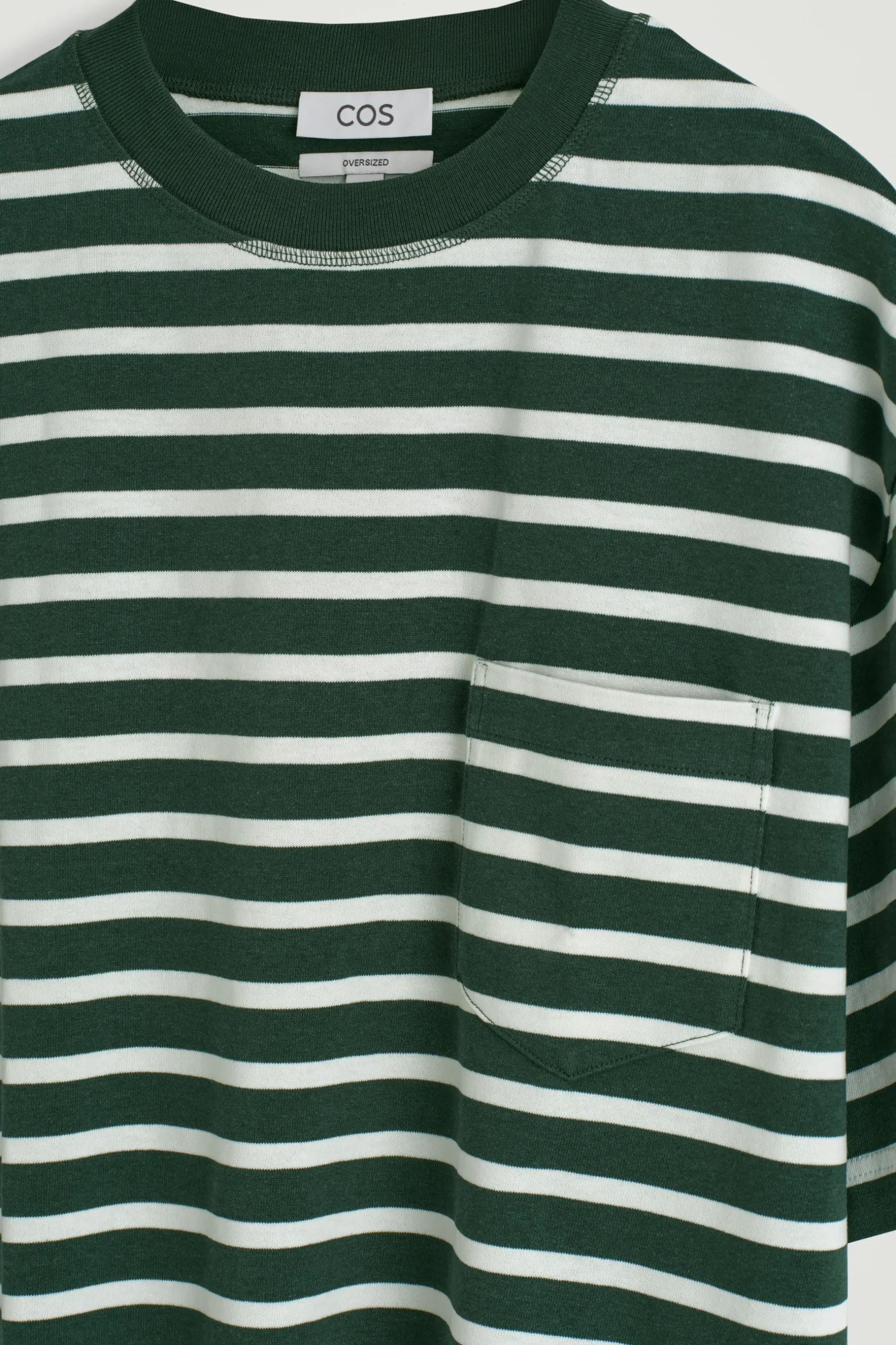 Sale COS T-SHIRT OVERSIZE Z BAWEŁNĄ O WYSOKIEJ GRAMATURZE